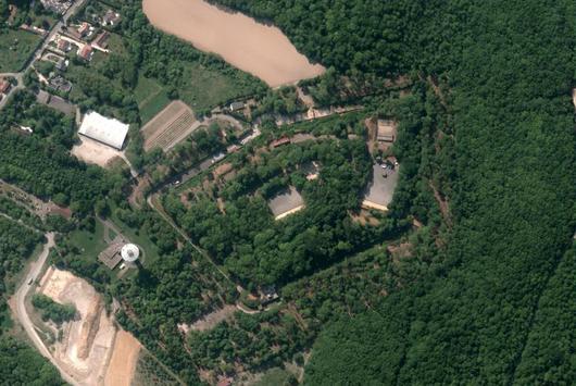 Illustration aérienne du fort de Montlignon